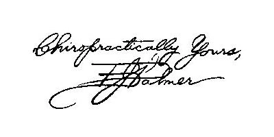 Firma de B. J. Palmer